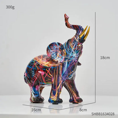 Unique Elephant Art Sculptures for Home Accents